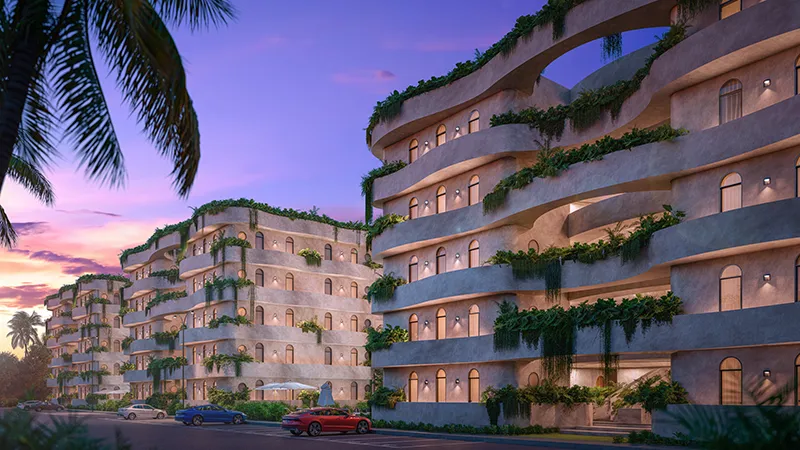 Portada_V1_ZEPTO CO TULUM FACHADA LATERAL ATARDECER_